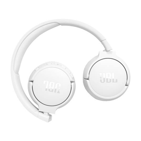 JBL Tune 670NC - White - Adaptive Noise Cancelling Wireless On-Ear Headphones - Detailshot 1